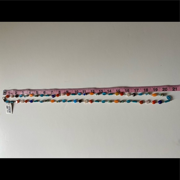 Cookie Lee Necklace Hand Blown Art Glass - Picture 5 of 9